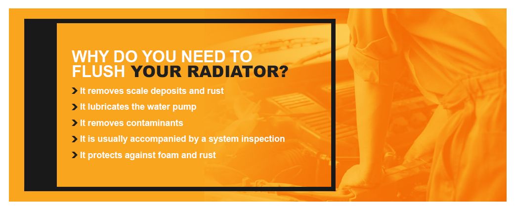 why do you need to flush your radiator